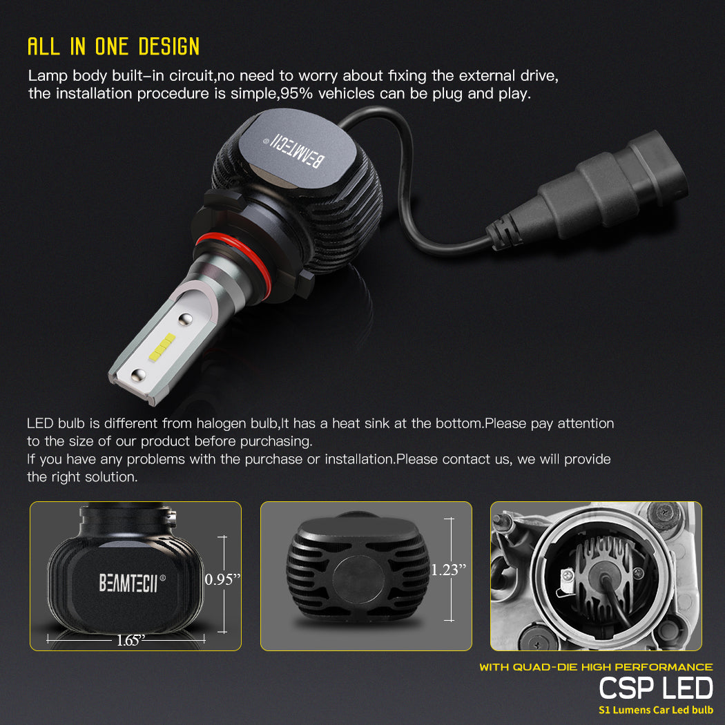 Nimbis 9005xs LED Headlight Conversion Kit - LED Light Street