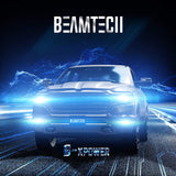 BEAMTECH H11 LED Headlight Bulb, H8 H9 G-XP Chips 6500K 360 Degree Beam 90W Xenon White Conversion Kits With Fan High Brightness